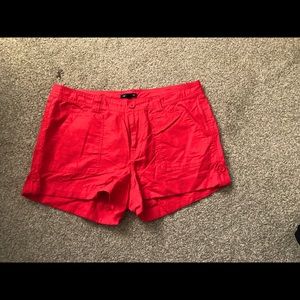 GAP LINEN/COTTON ORANGE SHORTS